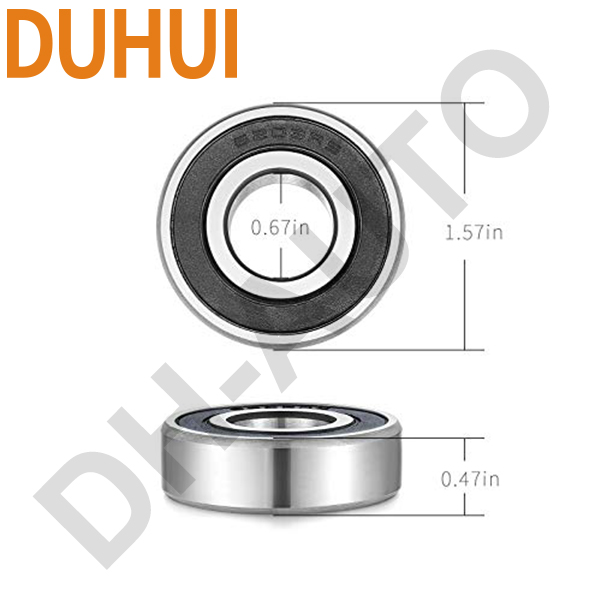 6203-2RS 62032RS Single Row Deep Groove Ball Bearing (5)