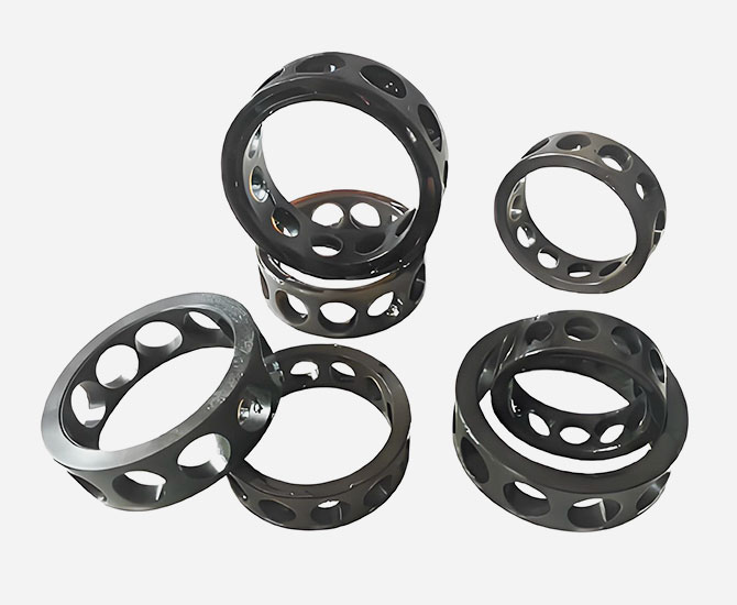 customized-cage-of-duhui-single-row-angular-contact-ball-bearings