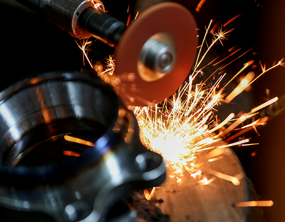 Wheel hub bearing manufacturing process - grinding