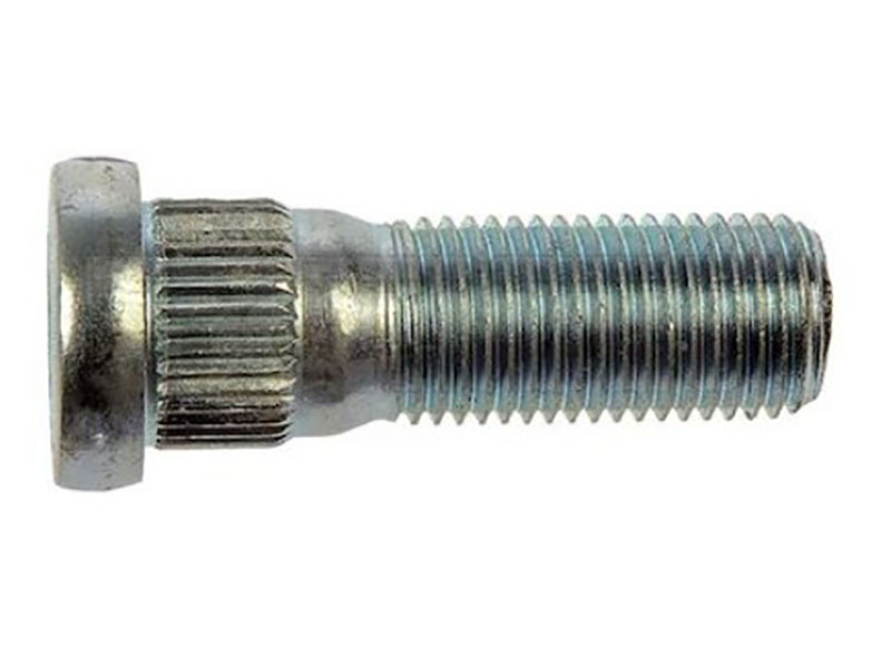 Wheel studs are the threaded bolts permanently integrated into the wheel hub.