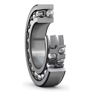 1200K‑2RS series – Light series sealed bearing with 1:12 tapered bore. Dual seals protect against contamination, while the taper allows easy assembly on adapter sleeves. Common in applications requiring both sealing and easy mounting.