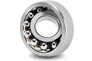 2204‑2RS – 20x47x18mm wide sealed self-aligning ball bearing. Combines misalignment accommodation with contamination protection, suitable for gearboxes.