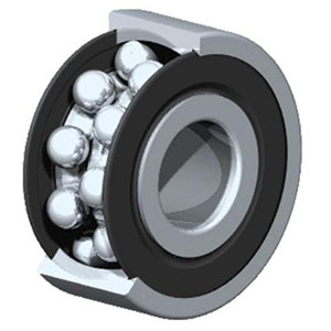 2300‑2RS series – Extra‑wide sealed bearing. Maximum load rating among sealed self-aligning ball bearings. Integral contact seals make it suitable for demanding agricultural equipment and vibrating machinery.