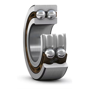 4200A series-Double row deep groove ball bearings with no filling slot design. Two reinforced nylon cages from both sides. 1.62× radial capacity of single row.