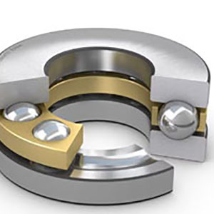 514 series–Maximum capacity metric single direction thrust ball bearing.