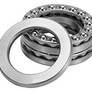522 series–Double direction thrust ball bearing assembled with two rows of balls and flat seat washers.
