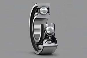 6000 Standard deep groove ball bearing for high-speed and light load conditions.