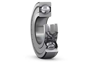 6002-2Z-Shielded single-row ball bearing covering 15mm bore. High versatility in agricultural use.
