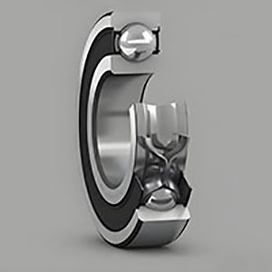 6200 series – Medium-duty deep groove bearing. Higher radial load capacity than 6000 series. Agricultural and industrial reducer applications.