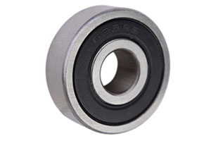 628-2RS-Light-weight 8x24x8 mm rubber-sealed bearing. Its seal configuration handles light industrial caster wheels, battery-powered children's vehicles, and garden tiller wheel hubs.