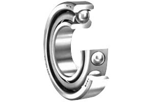 7000 Single-row angular bearing with universal 15°, 25°, or 40° contact angle (C, AC, B).