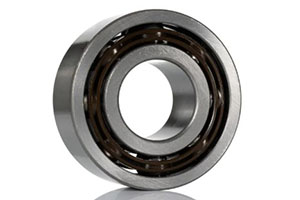 7200B – A 10×30×9 mm angular contact bearing with a 40° contact angle. This design is intended for applications dominated by axial thrust.