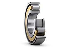 N207-Steel-cage cylindrical bearing for high-load gearboxes. Low maintenance and cost-effective.