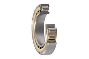 NJ205-High-radial-capacity bearing for planetary gearboxes in wind turbines.