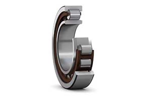 NU205-Floating cylindrical bearing. Ideal for long shafts in textile machinery.
