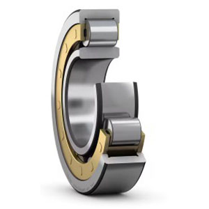 NU2214 ECM-Single row cylindrical roller bearing, 70×125×31 mm. Machined brass cage for high temperature. Used in heavy industrial gearboxes and extruder drives.