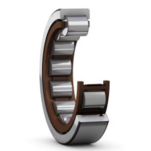NU308 ECP-Single row cylindrical roller bearing, 40×90×23 mm. High radial capacity for industrial fans, blowers, and crusher rotors. C3 clearance specified for high temperature.