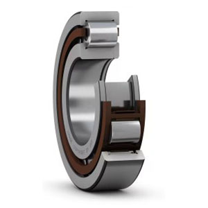 NUP200 series – Includes a lock ring on the inner ring for full axial location. Locks the shaft in both directions, used in hydraulic pump drives and precision positioning systems.