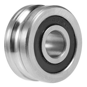 Pulley Bearings Deep groove ball bearings installed inside idler pulleys