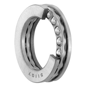 Single-Direction Thrust Ball Bearings. Support pure axial loads in one direction only.