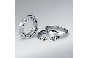 Features conical rollers and tapered raceways on both inner and outer rings.