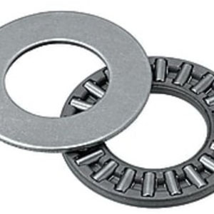 Thrust needle roller bearing features an extremely compact cross-section with height as low as 2 millimeters.