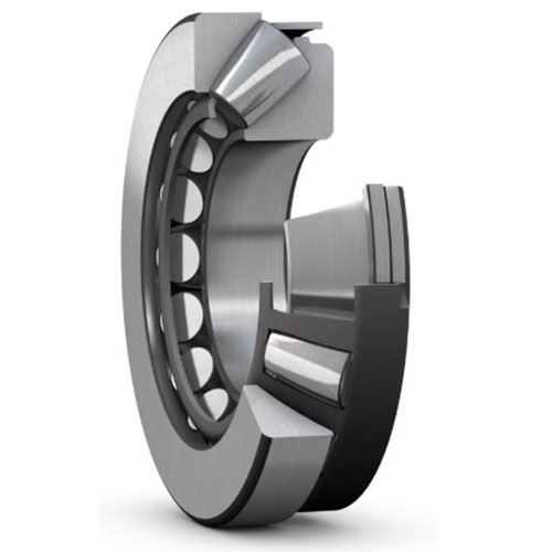 Thrust spherical roller bearings are single-row bearings for unidirectional axial loads with limited radial load capacity.