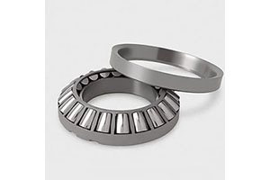Featuring a spherical raceway on the housing washer, these bearings self-align