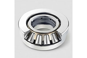 Rollers and raceways are conical, allowing the bearing to support combined axial and radial loads in one direction.