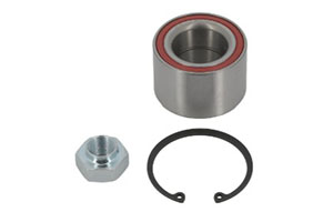 VKBA3968 Wheel Bearing Kit For MAZDA. Complete wheel bearing kit for Mazda 626 (GF GW, 1997–2002) and Mazda Protege (BJ, 1998–2003) front axle. Double-row ball bearing.