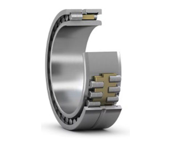 Double-row cylindrical roller bearings feature two parallel rows of rollers, providing higher radial stiffness and load distribution