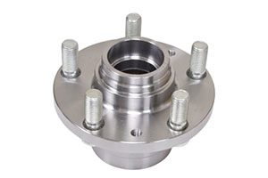 197118 — Wheel hub assembly for Volkswagen Golf, Jetta, Passat, and Audi A3 (PQ35/MQB platforms).
