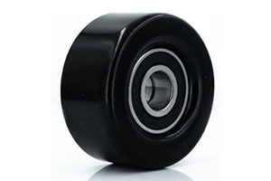 36101 – Aftermarket idler tensioner pulley with 70mm outer diameter, 25mm width, steel construction.