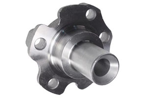 5Q0501117 — Hub assembly for Volkswagen Tiguan (5N, AD1) and Audi Q3 (8U, F3). Gen 3 design with active sensor.