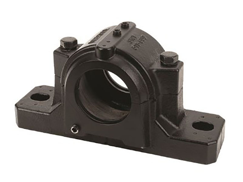 A plummer block bearing (also called a split bearing housing) is a mounted bearing unit designed for heavy-duty industrial applications.