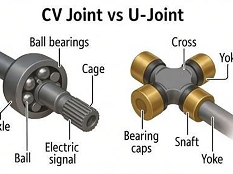 CV Joint vs Universal Joint (U-Joint) Key Differences