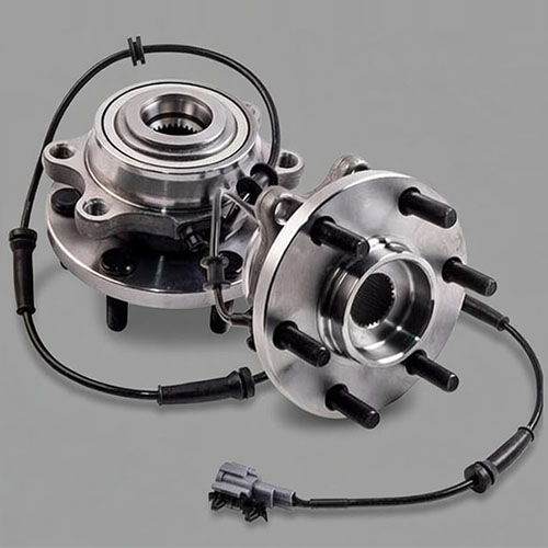 Comprehensive range of wheel hub bearings, hub assemblies, and bare hubs.