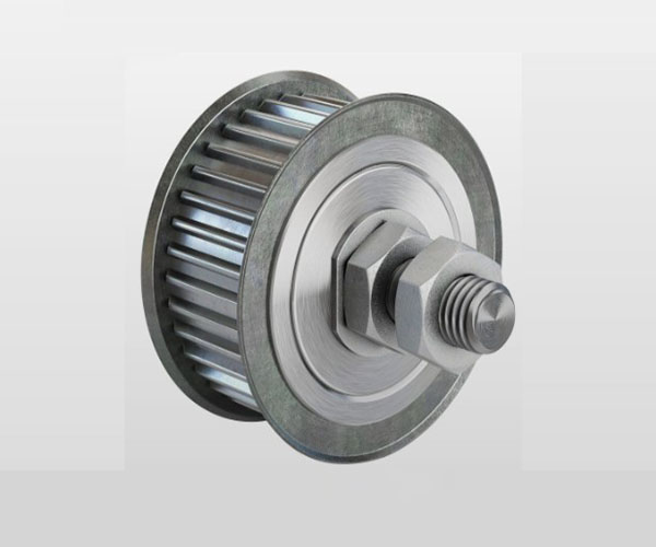 Idler pulleys are manufactured in four principal designs stamped halves surrounding a bearing,