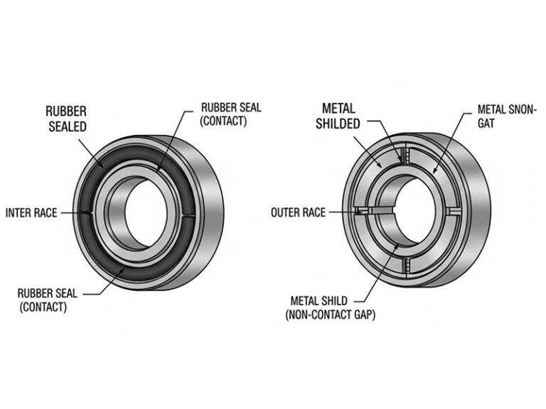 Rubber Seals vs Metal Shielded Bearings: Key Differences and How to Choose