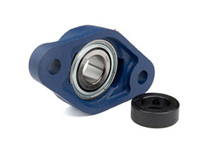 SAFL205 Diamond flange bearing unit with SA205 eccentric locking insert.