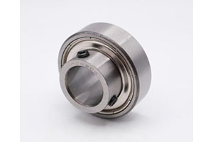 SB206 — Narrow inner ring set screw locking insert bearing for 30mm shaft.