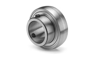 SB306 — Heavy-duty narrow inner ring set screw locking insert bearing for 30mm shaft.