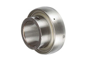 SB308 — Heavy-duty narrow inner ring set screw locking insert bearing for 40mm shaft.
