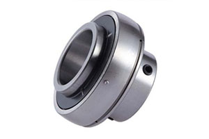 UC307 — Heavy-duty set screw locking insert bearing for 35mm shaft.