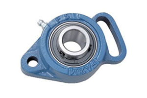 UCFA205 Two‑bolt diamond flange bearing unit.
