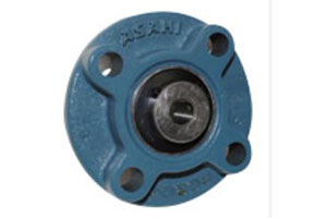 UCFC205 Four‑bolt round flange bearing unit.