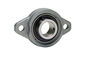 UCFL204 Two‑bolt diamond flange bearing unit.
