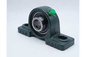 UCP209 — Pillow block mounted bearing with UC209 insert for 45mm shaft.