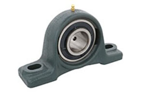 UCP308 — Heavy-duty pillow block mounted bearing with UC308 insert for 40mm shaft.