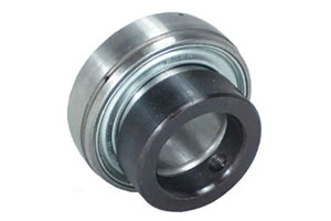 UE206 Eccentric locking collar insert bearing with flat head design for 30mm shaft.